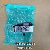 Ensemble de vanne de régulation de pompe hydraulique 708-1U-03332 pour chargeuse-pelleteuse WB93R8, pièces de rechange hydrauliques