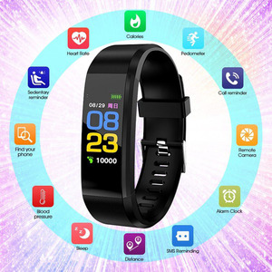 <span class=keywords><strong>115</strong></span> <span class=keywords><strong>Plus</strong></span> reloj inteligente pulsera para hombres y mujeres pulsera inteligente Fitness Tracker presión reloj deportivo Monitor de ritmo cardíaco banda - Product Image 6