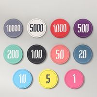 Fichas de Cerâmica Personalizadas com Códigos Antifalsificação, Fabricadas em Hangzhou, Fichas de Pontuação para Mahjong e Poker, Moedas Comemorativas de Clube