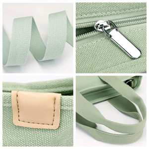 Nouveau sac fourre-tout en toile pour femme, grande capacité, multi-poches, sac bandoulière portable, sac à bandoulière unique pour l'école et les voyages - Product Image 4