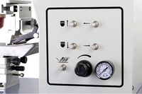 Machine d'impression à tampon pneumatique 1 couleur pour étiquettes en tissu/métal