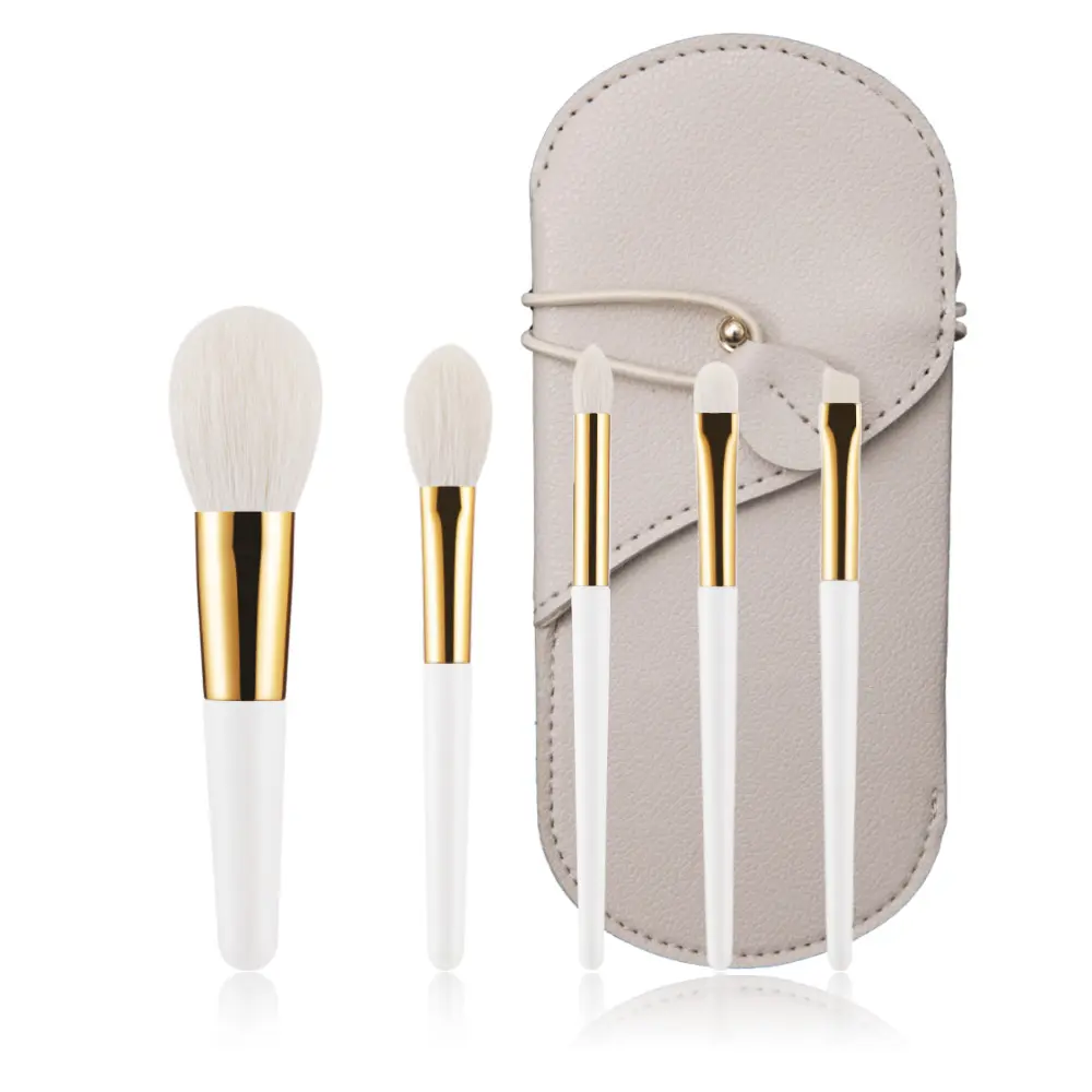 Private Mini Travel Makeup Brushes Set Professional Face Eyebrow Eye Shadow Powder Cosmetics Brushes Beauty Tools for Makeup