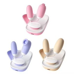 Suction <b>Vibrator</b> Charging Case Portable Jump for Wired Bullet <b>Vibrator</b> Intimate Mini <b>Vibrating</b> for Adult Toy Women's IPX6 - Product Image 1