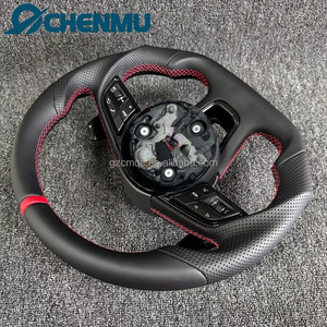 OFERTA ESPECIAL Volante de Cuero Perforado para <span class=keywords><strong>Audi</strong></span> 2013 2014 2015 A3 A4 A5 A6 A7 A8 Q5 Q2 Q7 Q8 8Y <span class=keywords><strong>8P</strong></span> <span class=keywords><strong>S3</strong></span> S4 S5 S6 S7 S8 - Product Image 6