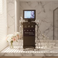 Appareil Hydro Facial 14-en-1 avec 15 Embouts, Compatible US/IT - Nettoyage en Profondeur, Élimination de l'Acné, Rajeunissement - Équipement de Beauté Professionnel