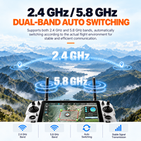 Stasiun Kontrol Darat UAV G30 10.1 Inci 9KM 2.4G 5.8G Dual Band Android 14 Remote Controller dengan Penerima GR03