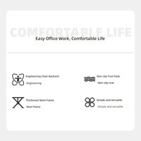 Chaise de bureau inclinable pour étudiant avec appui-tête mobile, dossier réglable, repose-pieds antidérapant - Matériel PVC, mobilier scolaire