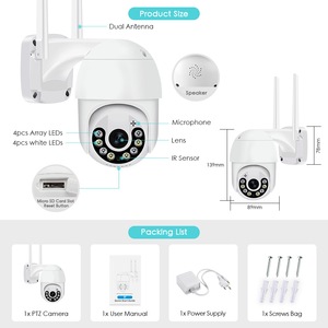 Bán buôn icsee thông minh ai phát hiện chuyển động 8MP 4MP 2K rõ ràng tầm nhìn ban đêm Dome Camera IP PTZ WIFI Mạng Máy ảnh có dây an ninh - Product Image 6