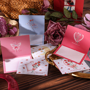 Cartes de vœux florales personnalisées imprimées, pages intérieures vierges, cartes de remerciement pour les fêtes, pour entreprises, mariages, anniversaires, fleuristes, boulangeries, cadeaux - Product Image 4