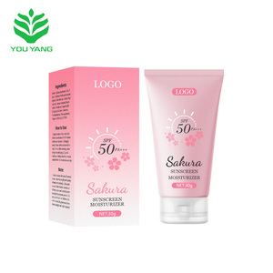 Protector Solar Hidratante <span class=keywords><strong>de</strong></span> Alto SPF OEM: Bloquea los Rayos UV; Crema Hidratante e Iluminadora <span class=keywords><strong>de</strong></span> Flor <span class=keywords><strong>de</strong></span> Cerezo: Nutre <span class=keywords><strong>la</strong></span> <span class=keywords><strong>Piel</strong></span> - Product Image 1