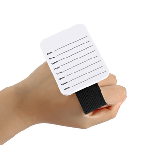 Palette organisatrice en acrylique pour extensions <span class=keywords><strong>de</strong></span> <span class=keywords><strong>cils</strong></span>, support pour faux <span class=keywords><strong>cils</strong></span>, palette <span class=keywords><strong>de</strong></span> colle à <span class=keywords><strong>cils</strong></span> en céramique avec ceinture - Product Image 2