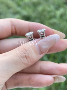 ต่างหูเพชรทรงเหลี่ยมแบบอีเ<span class=keywords><strong>ก</strong></span>ิลโคล  ขนาด 1-10 <span class=keywords><strong>ก</strong></span>ะรัต  ผลิตในห้องปฏิบัติการ  ใบรับรอง IGI  <span class=keywords><strong>ส</strong></span>ำหรับผู้หญิง  ตัวเรือนเงินแท้ S925  <span class=keywords><strong>ส</strong></span>ามารถปรับแต่งได้ - Product Image 4