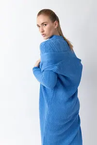 معطف ثلاثي فستان صوف برودة الطقس المناسبات الرسمية أو أنيقة محبوك يوميا عباية مفتوحة سيدة مكتب المرأة الشتاء دبي - Product Image 5