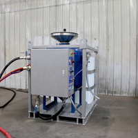 Machine de sablage humide pour l'élimination de la rouille, avec double soupape de décharge, tuyauterie en acier inoxydable, sablage humide sans poussière
