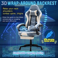 Chaise de jeu confortable en tissu respirant pour adulte avec repose-pieds, livraison gratuite DDP, MOQ 1 pièce, prix abordable