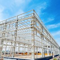 Officina e Magazzino in Struttura d'Acciaio a Basso Consumo di Manodopera, Facile Installazione, Riduce i Costi di Manodopera nel Costruzione in Loco