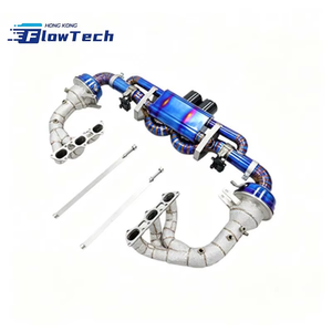 Colector de escape FlowTech SS304 con sistema Catback de titanio con válvulas para Porsche 992 GT3 RS 4.0L – Escape de alto rendimiento de montaje directo - Product Image 5
