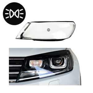 ZWNEJIN per Volkswagen VW <span class=keywords><strong>Touareg</strong></span> 2016 2017 <span class=keywords><strong>2018</strong></span> Copertura Faro Trasparente in Plexiglass Sostituzione Lente Originale - Product Image 4