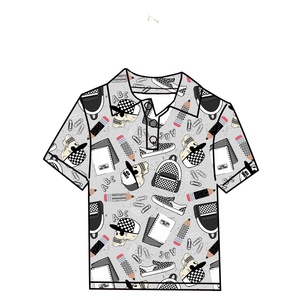 Pull à col montant personnalisé avec logo gratuit pour petite fille, chemise douce à col rabattu pour enfants en coton biologique - Product Image 2