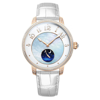 Conception et fabrication en usine de montres mécaniques lumineuses en acier, de petite taille, d'occasion, de type similaire, pour les marques privées des clients