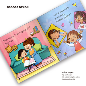 Libro <span class=keywords><strong>de</strong></span> Imágenes en Inglés para Niños al por Mayor, Libro <span class=keywords><strong>de</strong></span> Cuentos <span class=keywords><strong>de</strong></span> Mis Amigos, Libro <span class=keywords><strong>de</strong></span> Aprendizaje <span class=keywords><strong>de</strong></span> <span class=keywords><strong>Amistad</strong></span> para Niños <span class=keywords><strong>de</strong></span> Preescolar y Jardín <span class=keywords><strong>de</strong></span> Infancia - Product Image 2