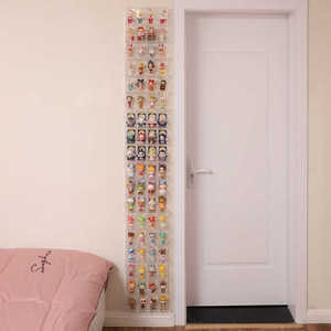 Vitrine Murale de Présentation en Acrylique Transparent avec Porte Coulissante pour Figurines Funko Mini Pop, Jouets d'<span class=keywords><strong>Action</strong></span> et Objets de Collection - Product Image 6