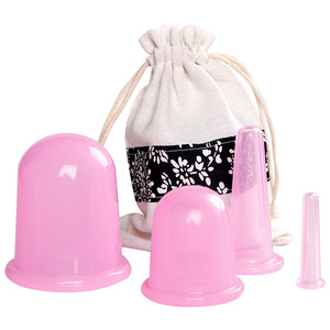 Ensemble de 4 pièces de haute qualité masseur de <span class=keywords><strong>ventouses</strong></span> chinois en Silicone souple écologique - Product Image 5