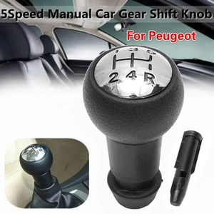 Pommeau de levier de vitesses de voiture à 5 vitesses pour <span class=keywords><strong>Peugeot</strong></span> 307 <span class=keywords><strong>207</strong></span> 206 205 106 107 308 3008 Citroën Picasso C1 C2 C4 Intérieur de voiture Pommeau de levier de vitesses - Product Image 2