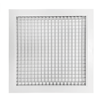 Système HVAC Gousset en aluminium carré Climatisation diffuse Grille d'oeuf Couvercle d'évent