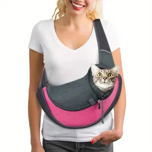 Sıcak satış ayarlanabilir evcil hayvan taşıyıcı çanta Sling omuz taşıyıcı köpek için uygun <span class=keywords><strong>Pet</strong></span> taşınabilir Satchel - Product Image 2