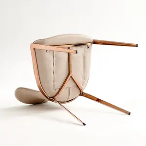 Italian Light Luxury Dining Chair Designer Simple Modern High-end Backrest Chair