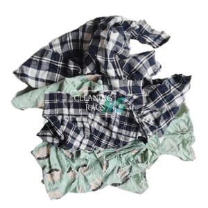 Couper les chiffons de déchets textiles en coton réutilisés chiffons de déchets en tricot mélangés industriels pour nettoyer les chiffons d'essuyage en coton - Product Image 1