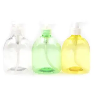 300ml,500ml runde PET-Handrei niger seifen flasche mit Lotion pumpe