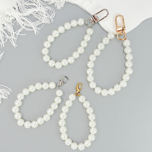 Tinh Tế Ngọc Trai Đính Cườm Keyring Với Tôm Hùm Và Cửa Móc Khóa Như Túi Ví Và Tùy Chỉnh Điện Thoại Quyến Rũ Phụ Kiện Điện Thoại - Product Image 3