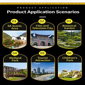 Cuatriciclo de Cuatro Plazas <span class=keywords><strong>Ligero</strong></span>, Estable y Duradero de Primera Calidad para Parques de Atracciones y Viajes de Entretenimiento Familiar - Product Image 4