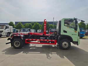 Camion à ordures à bras hydraulique 4x2 avec chargeur arrière, moteur diesel, prix usine, pour le nettoyage urbain des déchets - Product Image 2