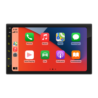 Estéreo para Auto Doble DIN de 7 Pulgadas con Pantalla Táctil Android 15, Sistema Multimedia para Auto, Navegación GPS, Estéreo Android Universal para Auto