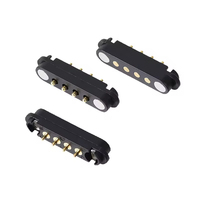 Connecteurs d'alimentation magnétiques à ressorts 2 3 4 5 6 7 broches connecteur magnétique à broches Pogo étanche
