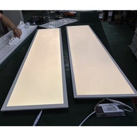 Plafonnier LED carré encastré personnalisé 300x1200 30x120cm, cadre en aluminium moderne, anti-éblouissement, IRC 90, UGR<19, haute luminosité