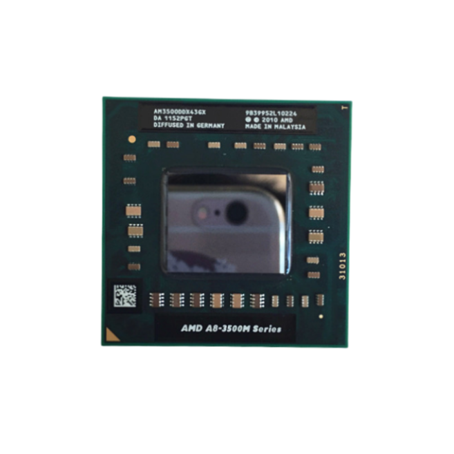 Amd Quad-core A8-3500m Laptop Cpu Used, Year Warranty