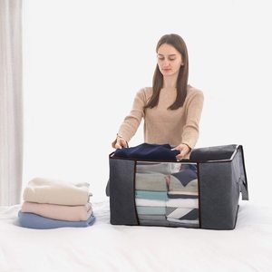 베스트 셀러 부직포 의류 보관 가방 정리함 접이식 보관함 보관함 & 보관함 & 보관함 & 보관함 - Product Image 6