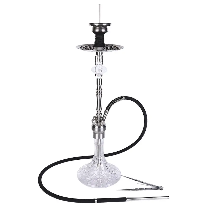 4 pipes high grade 304 stainless steel Full set of household personality water bonges hookah shisha wholesale