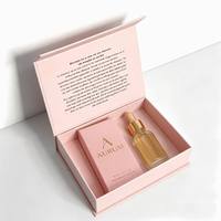 Boîte magnétique haut de gamme avec fermeture, logo en feuille d'or, un ensemble d'emballage, boîte rigide personnalisée pour cosmétiques