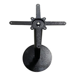 Ngoài trời giá cả phải chăng gang Top chéo hỗ trợ bàn tròn cơ sở - Product Image 2