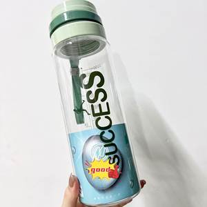 Wholesale Portable Fitness <b>Kettle</b> <b>Large</b> Capacity Summer Sports Cup Straw High-Temperature Bottle Direct Drinking for Presents - Product Image 3
