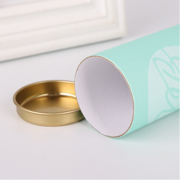 OEM Cosmetic Paper Tube Packaging Embossed Velvet Pillow Inserted