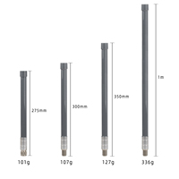 Antenne omnidirectionnelle en fibre de verre Daoxiang 11242 2.4G/5.8G avec connecteur N-Mate, montage à vis, étanche, 868/915MHz, 3-8 dBi