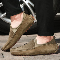 Nouveaux Mocassins Homme en Cuir Véritable Grande Taille, Chaussures de Marque de Haute Qualité, Léger et Décontracté pour l'Extérieur