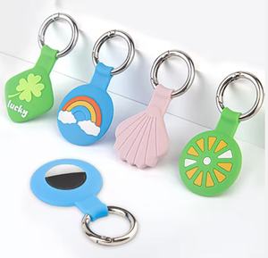 Porte-clés en silicone personnalisé pour vélo, étui de protection pour collier de chien - Porte-clés en silicone personnalisé pour AirTag Tracker - Product Image 1