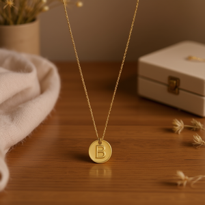 Collier pendentif lettre Z plaqué or Angelina, chaîne serpent, minimaliste, pour femme, à porter au quotidien, 1,9 cm - Product Image 3